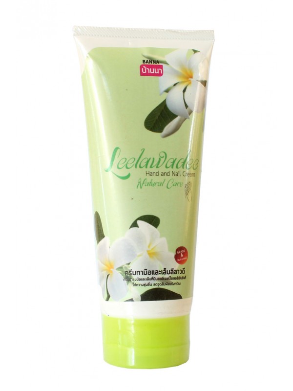 Крем для рук и ногтей с экстрактом Франжипани. Banna Leelawadee Hand and Nail Cream.