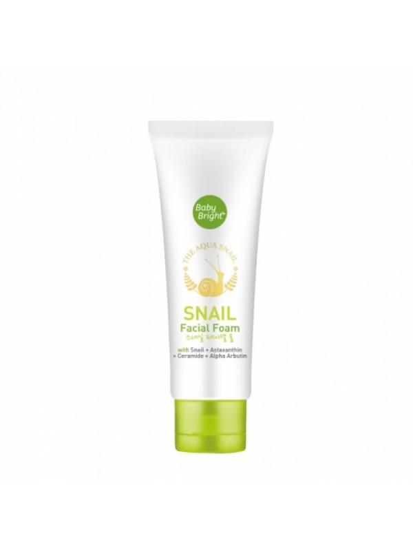 Пенка для умывания с муцином улитки. Baby Bright Snail Facial Foam 50g