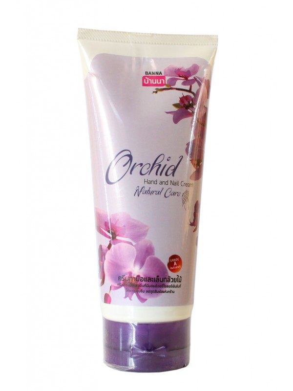 Крем для рук и ногтей с экстрактом Орхидеи. Banna Orchid Hand and Nail Cream.