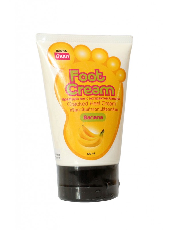 Крем для ног с экстрактом банана. Banna Cracked Heel Cream Banana.