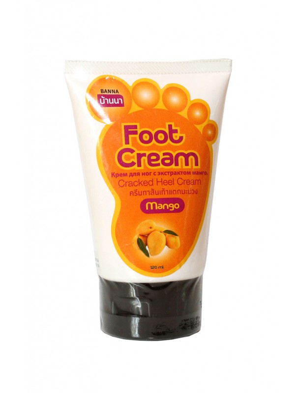 Крем для ног с экстрактом манго. Banna Foot Cream Mango.